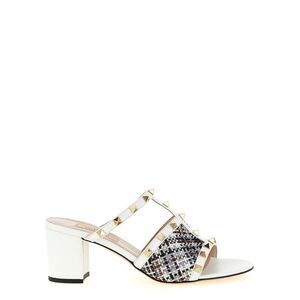 Valentino Garavani White Polyester Platform Women's Sandals